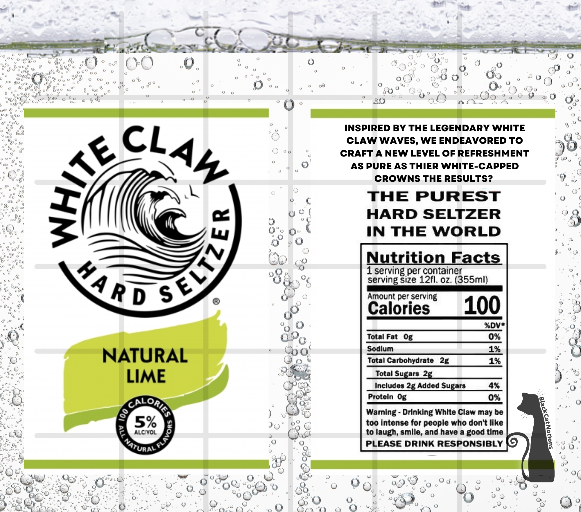 White Claw Seltzer Cheers! Progress & Stitch Markers – AdoreKnit
