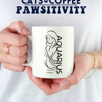 
              Aquarius Zodiac Coffee Mug - Astrology Horoscope Drinkware
            