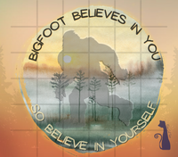 
              Bigfoot Believes In You So Believe In Yourself 20 oz Skinny Tumbler Sassy
            