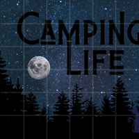 Camping Life 20 oz Skinny Tumbler Sassy