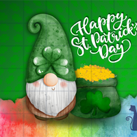 Gnome St. Patrick's Day 20 oz Skinny Tumbler Oopies
