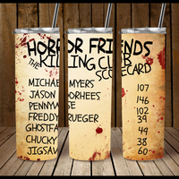 Horror Friends The Killing Club 20oz Tumbler