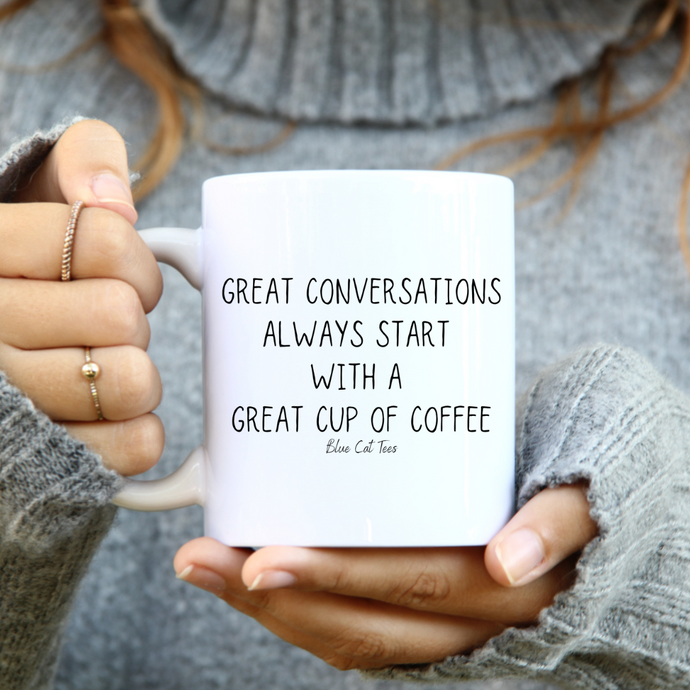 Great Conversations Coffee Mug