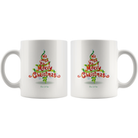 
              We Wish You A Merry Christmas Tree White Coffee Mug
            